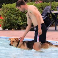 Zwemmen met honden, 17-9-2023 022