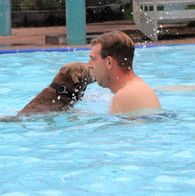 Zwemmen met honden, 17-9-2023 111