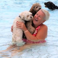 Zwemmen met honden, 17-9-2023 139